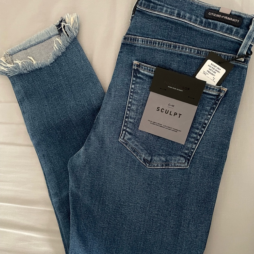 NWT Citizens of Humanity Women’s Rocket Crop Jeans, size 30
